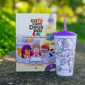 Volume 4 Café com Deus Pai Kids + Copo