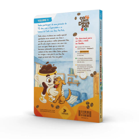 Volume 3 Café com Deus Pai Kids + Copo
