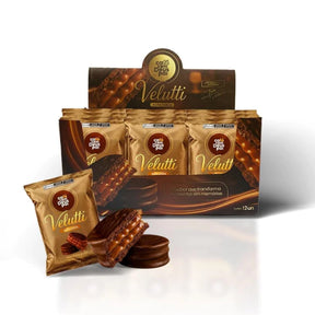 Lata Alfajor Velutti com 12 unidades + 3 De Brinde