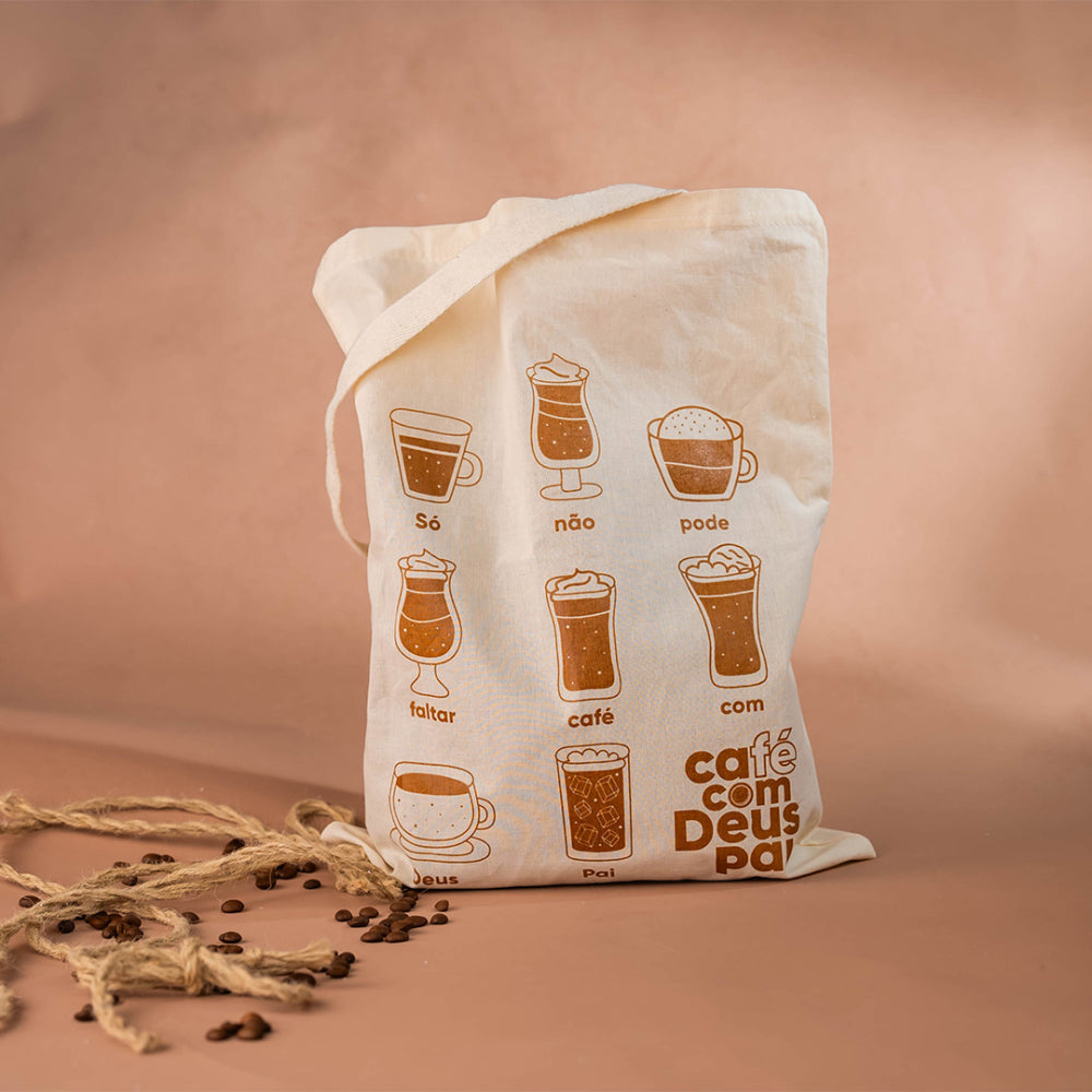 LOTE 1 | Café com Deus Pai 2025 + Ecobag+ copo + Post-it