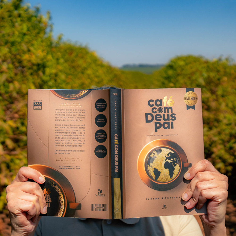 LOTE 1 | Café com Deus Pai 2025 + Ecobag+ copo + Post-it