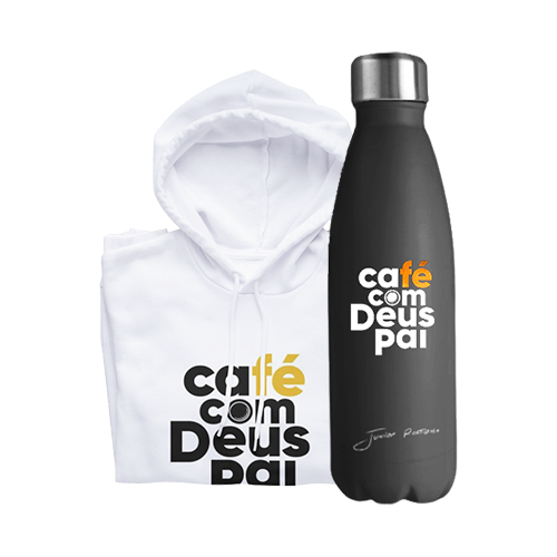 Moletom + Garrafa Térmica | Autografado